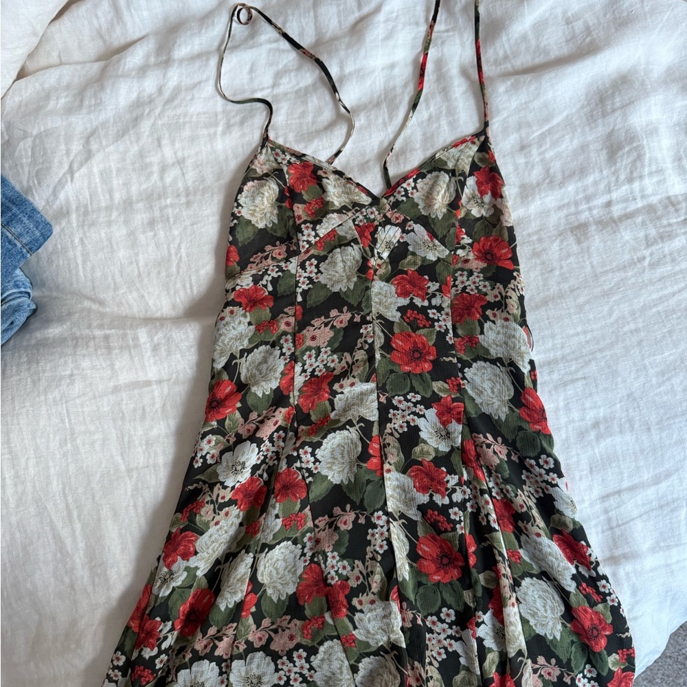 Urban Outfitters Floral Spaghetti Strap Dress